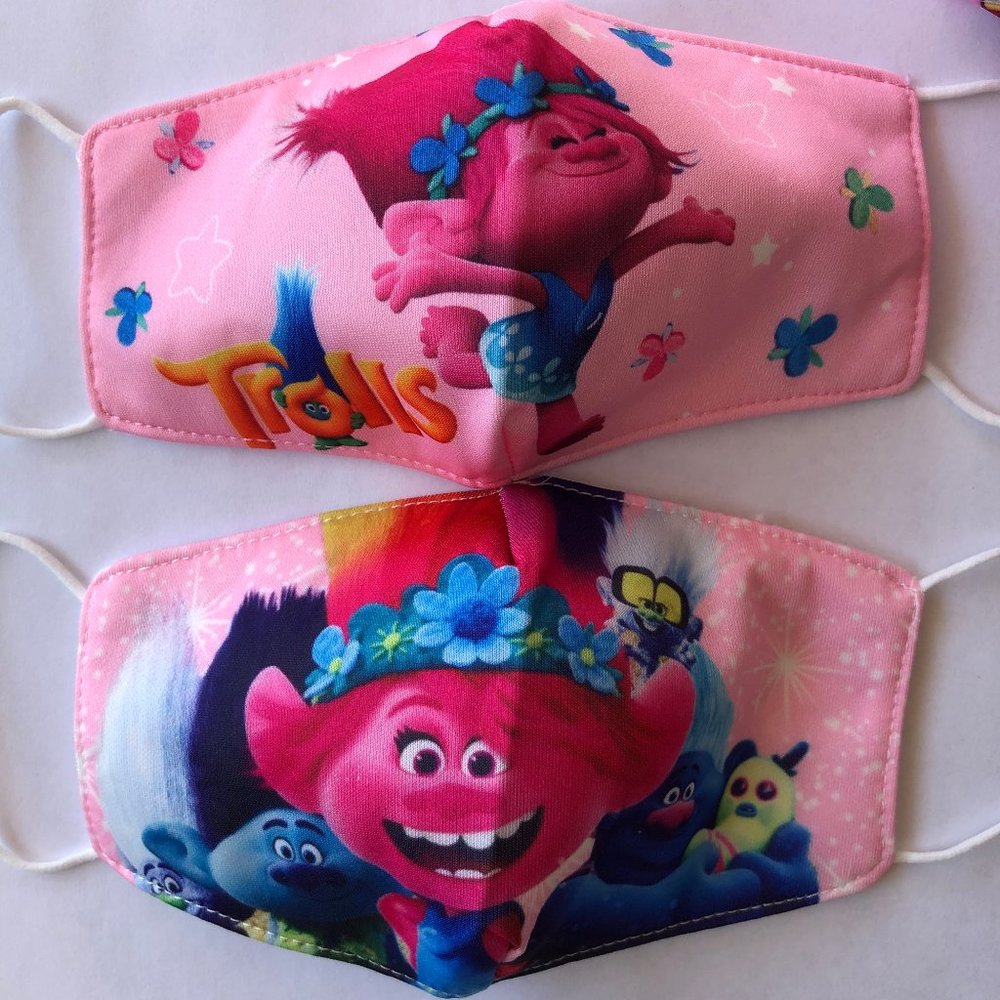 1 pc kids face mask trolls